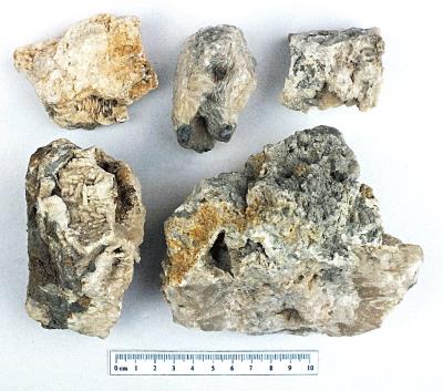 Baryte, Gorn mine. (CWO) Bill Bagley Rocks and Minerals